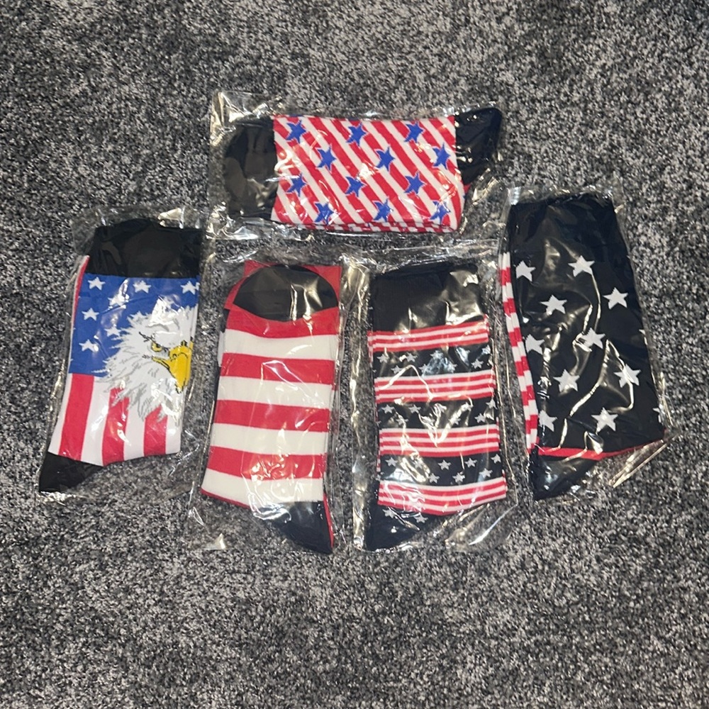 5 pairs American Socks